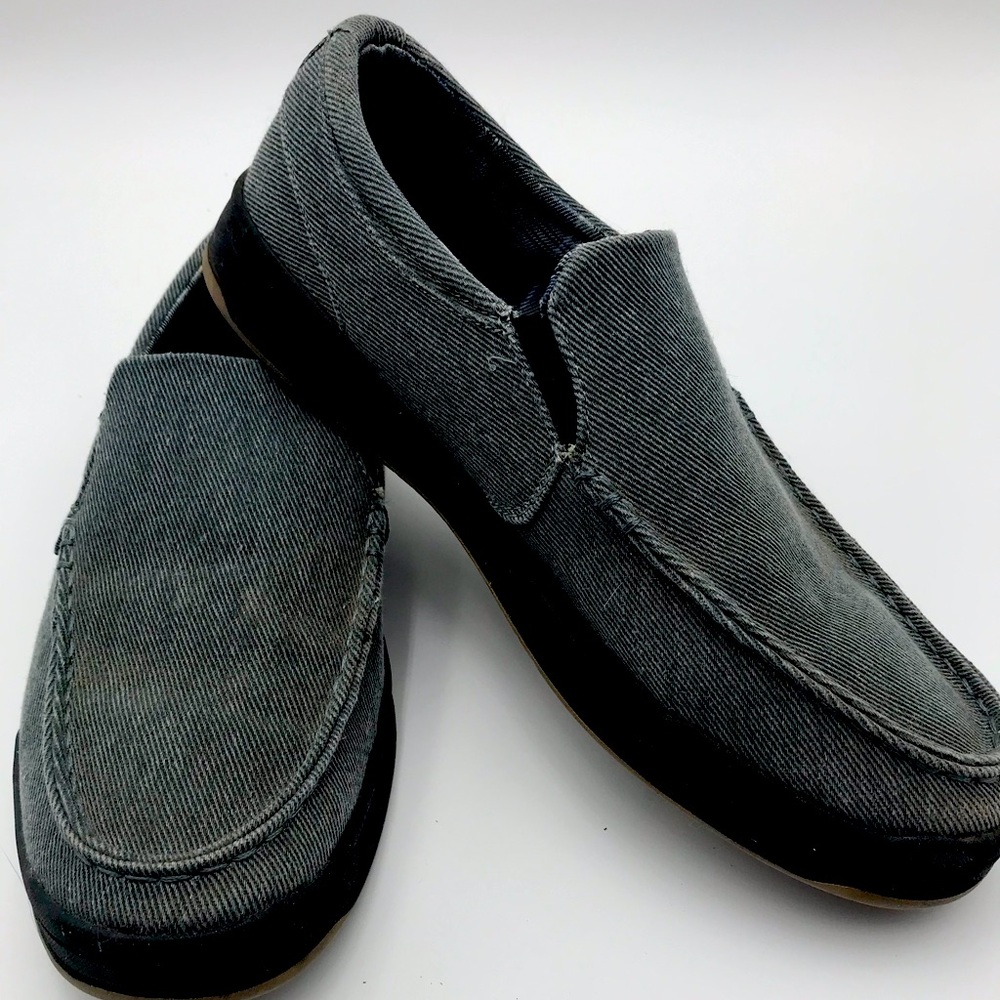 Etnies Mens Canvas Moccasin Toe slip on Loafers size 8